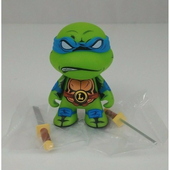 Kidrobot TMNT Series 2 Teenage Mutant Ninja Turtles Leonardo 3" Vinyl Fig (Vinte - Picture 1 of 7